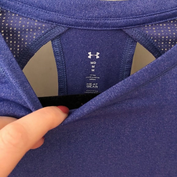 UNDER ARMOUR Purple Heat Gear Longsleeve - Picture 4 of 10